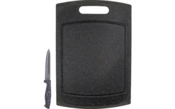 Steuber Schneidebrett Granit Design 29 X 20 Cm Inkl. Schälmesser 19 Cm