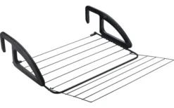 Metaltex Bries Heizungs- Und Balkonwäschetrockner Schwarz