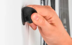 Silwy® Flex Magnethaken Inkl. Metall-Nano-Gel-Pads 5 Cm 8-tlg. Schwarz -Verkaufe Mobilkuche 297701 2083202