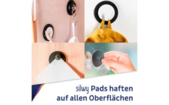 Silwy® Magnet-Pads 5 Cm 4er Set Blau -Verkaufe Mobilkuche 297963 2516972