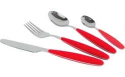 Gimex Edelstahlbesteck Set 16 Tlg. Oragne -Verkaufe Mobilkuche 327722 2538140 1
