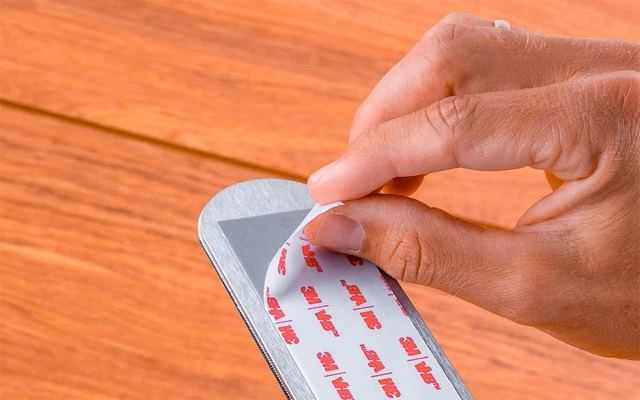 Silwy® Metall-Leiste 25 Cm Mit Ledercoating Black 3 Silwy® Metall-Leiste 25 Cm Mit Ledercoating Black – Bild 3