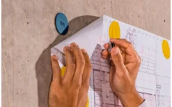 Silwy® Magnet-Pads 6,5 Cm 4er Set Blau -Verkaufe Mobilkuche 337292 2524342