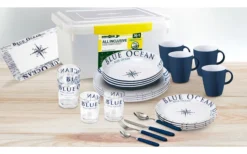 Brunner Blue Ocean Geschirr-Set 38 Tlg.