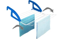 Metaltex Bries Heizungs- Und Balkonwäschetrockner Blau / Weiß 8 Metaltex Bries Heizungs- Und Balkonwäschetrockner Blau / Weiß -Verkaufe Mobilkuche 352244 2435093 1