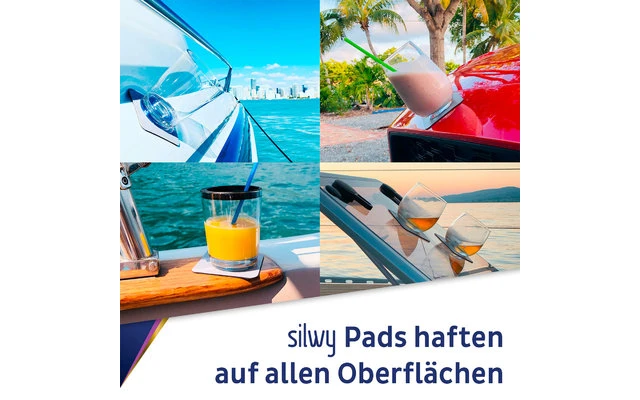 Silwy® Magnet-Kristallgläser Wein Mit Untersetzer 2er Set (250ml) 1 Silwy® Magnet-Kristallgläser Wein Mit Untersetzer 2er Set (250ml)