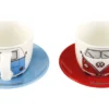 VW Collection T1 Bulli Espresso Tassen Set 2 Stück 100 Ml