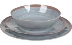 Bo-Camp Melamin Geschirr Set 12-tlg. Braun / Grau -Verkaufe Mobilkuche 394711 2893157