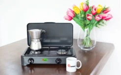 CF Parker 2-flammiger Gaskocher Mit Zündsicherung Anthrazit -Verkaufe Mobilkuche 397968 2906103