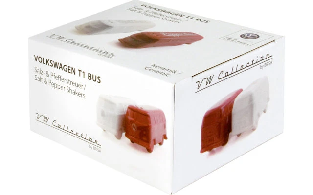 VW Collection T1 Bus Salz & Pfefferstreuer Rot / Weiß 5 VW Collection T1 Bus Salz & Pfefferstreuer Rot / Weiß – Bild 5