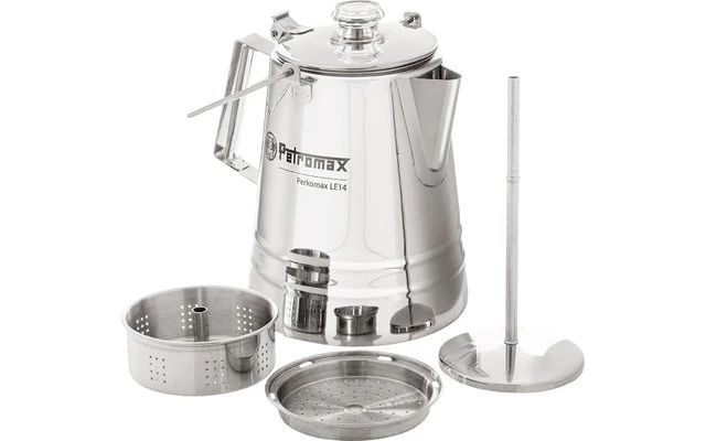 Petromax Perkomax LE14 Edelstahl Kaffee Perkolator 1,5 Liter 2 Petromax Perkomax LE14 Edelstahl Kaffee Perkolator 1,5 Liter – Bild 2