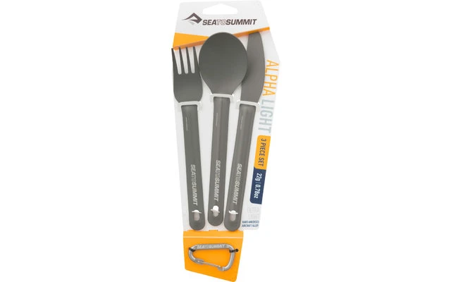 Sea To Summit AlphaLight Cutlery Set Besteckset 2-teilig: Messer, Gabel 7 Sea To Summit AlphaLight Cutlery Set Besteckset 2-teilig: Messer, Gabel – Bild 7