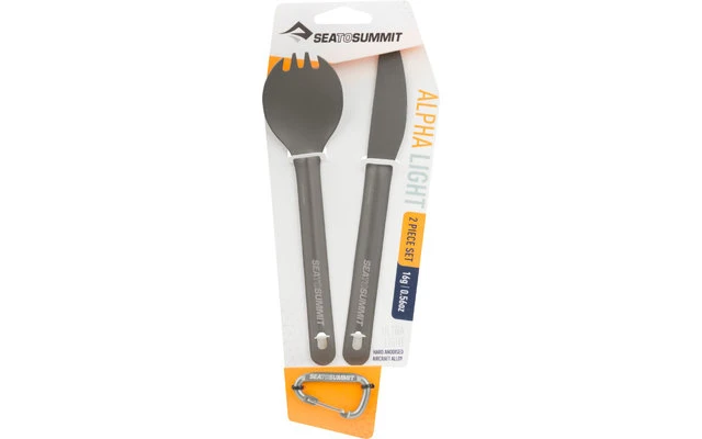 Sea To Summit AlphaLight Cutlery Set Besteckset 2-teilig: Messer, Gabel 1 Sea To Summit AlphaLight Cutlery Set Besteckset 2-teilig: Messer, Gabel