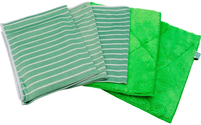 Awiwa Bambus Mikrofasertuch 5er Set Grün 1 Awiwa Bambus Mikrofasertuch 5er Set Grün