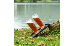 Silwy® Magnet-Kunststoffgläser Bier Inkl. Metallische Gel-Untersetzer 6 Stück (500 Ml) -Verkaufe Mobilkuche 435189 3101217