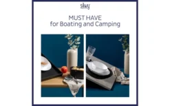 Silwy® Tricky Zusammenklappbares Besteck-Set 3-tlg. -Verkaufe Mobilkuche 435252 3100794