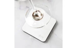 Silwy® Metall Nano Gel Untersetzer Eckig 8,3 X 8,3 Cm Blau -Verkaufe Mobilkuche 435624 3104247