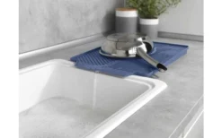 Wenko Linea Abtropfmatte 40 X 30 X 3 Cm Grau -Verkaufe Mobilkuche 460436 3155538