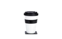 Silwy® Porzellan TO-GO-CUP Inkl. Untersetzer (350 Ml)