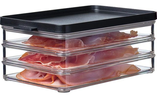 Mepal Omnia Kühlschrankdose Aufschnitt 3-lagig 1,5 Liter Nordic Green 2 Mepal Omnia Kühlschrankdose Aufschnitt 3-lagig 1,5 Liter Nordic Green – Bild 2