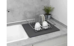 Wenko Mikrofaser Abtropfmatte Miko Blau -Verkaufe Mobilkuche 492416 3504791