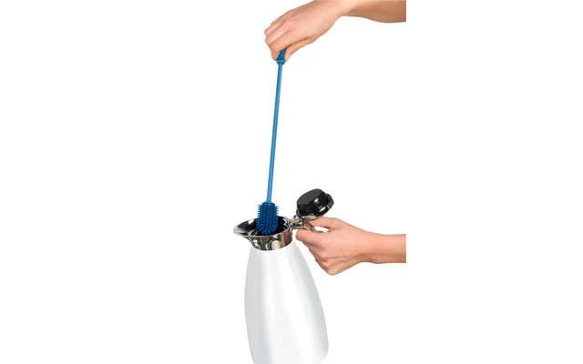 Wenko Silikon Flaschenbürste Blau 1 Wenko Silikon Flaschenbürste Blau