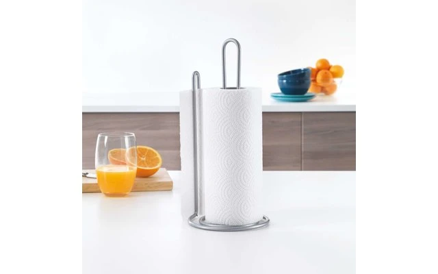 Metaltex My Roll Papierrollenhalter Silber 1 Metaltex My Roll Papierrollenhalter Silber