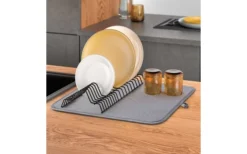 Metaltex Dry-Tex 2-in-1 Abtropfgestell Mit Microfasermatte Silber -Verkaufe Mobilkuche 497090 3367256