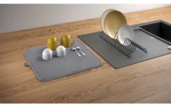 Metaltex Dry-Tex 2-in-1 Abtropfgestell Mit Microfasermatte Silber -Verkaufe Mobilkuche 497414 3367262