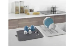 Metaltex Dry-Tex 2-in-1 Abtropfgestell Mit Microfasermatte Silber -Verkaufe Mobilkuche 497516 3367496