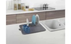 Metaltex Dry-Tex 2-in-1 Abtropfgestell Mit Microfasermatte Silber -Verkaufe Mobilkuche 497558 3367502