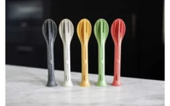 Koziol Klikk Pocket Besteck-Set 3-teilig Nature Leaf Green -Verkaufe Mobilkuche 502955 3431277 2