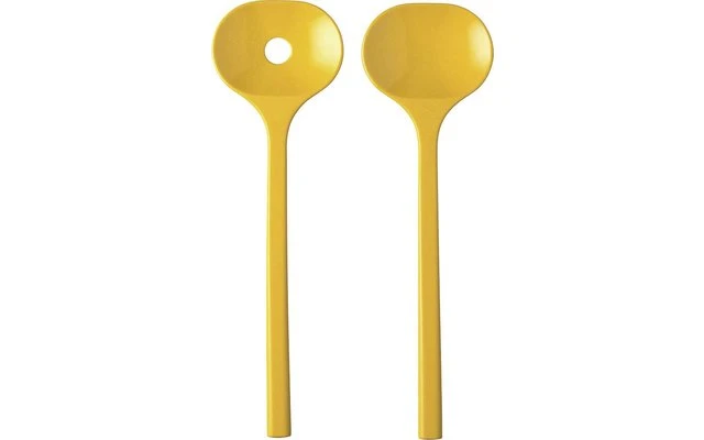Mepal Bloom Salatbesteck 2-teilig Pebble Yellow 2 Mepal Bloom Salatbesteck 2-teilig Pebble Yellow – Bild 2