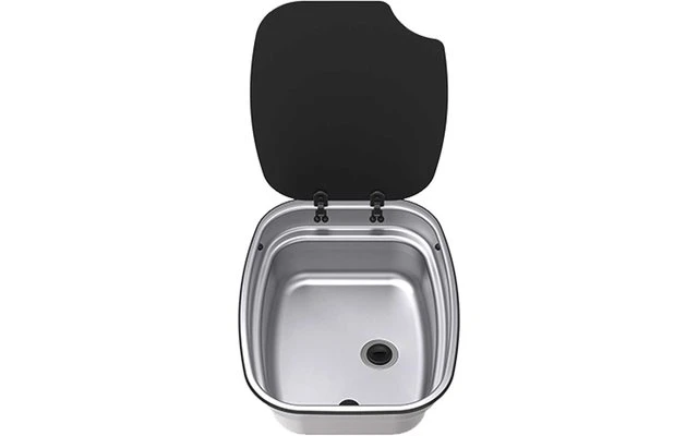 Thetford Argent Bowl Spülbecken Schwarzes Emaille 9,5 Liter 1 Thetford Argent Bowl Spülbecken Schwarzes Emaille 9,5 Liter