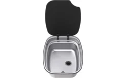 Thetford Argent Bowl Spülbecken Edelstahl 9,5 Liter