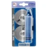 Wenko Vacuum-Loc Adapter Matt Premium 2er Set Befestigen Ohne Bohren