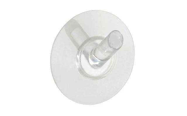Wenko Static-Loc Haken Mittelgroß Transparent 3 Wenko Static-Loc Haken Mittelgroß Transparent – Bild 3
