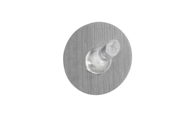 Wenko Static-Loc Haken Mittelgroß Edelstahl Optik 6 Wenko Static-Loc Haken Mittelgroß Edelstahl Optik – Bild 6