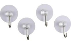 Wenko Static-Loc Nickelhaken Wandhaken Weiß 4er Set -Verkaufe Mobilkuche 515927 3539176 1