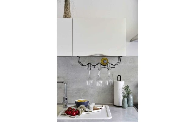 Wenko Schrankeinsatz Flaschen- Und Gläserhalter Für 6 Gläser Und 4 Flaschen 4 Wenko Schrankeinsatz Flaschen- Und Gläserhalter Für 6 Gläser Und 4 Flaschen – Bild 4