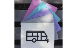 Pufz Schwedisches Geschirrtuch Wohnwagen Weiß