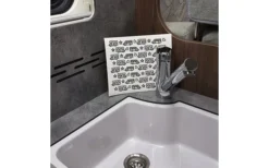 Pufz Schwedisches Geschirrtuch Wohnwagen Cerise -Verkaufe Mobilkuche 552865 3623236 5