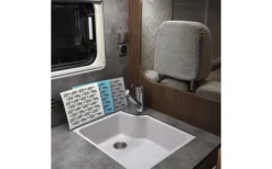 Pufz Schwedisches Geschirrtuch Wohnwagen Muster Lila -Verkaufe Mobilkuche 553627 3623248 3