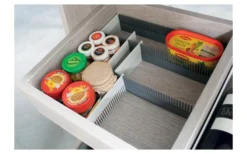 Purvario Pure Light Edition Stauleisten Set Für Schubladen 8 Stück Anthrazit / Grey -Verkaufe Mobilkuche 572594 3908158