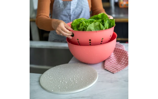 Koziol Sieb Palsby Abtropfsieb Desert Sand 3 Koziol Sieb Palsby Abtropfsieb Desert Sand – Bild 3