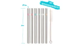 Chinchilla Glastrinkhalme Rund 23 X 9 Cm 8 Chinchilla Glastrinkhalme Rund 23 X 9 Cm -Verkaufe Mobilkuche 607795 4436039