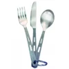 Optimus Titanium Besteck Set 3 Teilig Silber