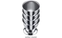 Westmark 4 Eierbecher Mit Fuß Edelstahl -Verkaufe Mobilkuche 613651 4441607