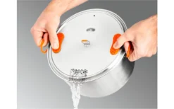 GSI Glacier Edelstahl Base Camper Kochset 6 Teilig Large -Verkaufe Mobilkuche 648939 4582089