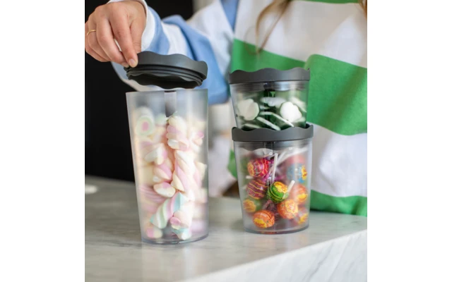 Koziol Prince Oslo Vorratsdosenset 3 Teilig Nature Ash Grey 1 Koziol Prince Oslo Vorratsdosenset 3 Teilig Nature Ash Grey